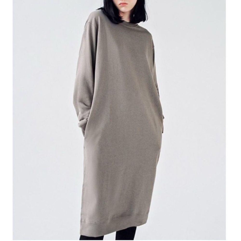 Comfy Zara Gray Crew Neck Sweater Dress 🩶🩶 new